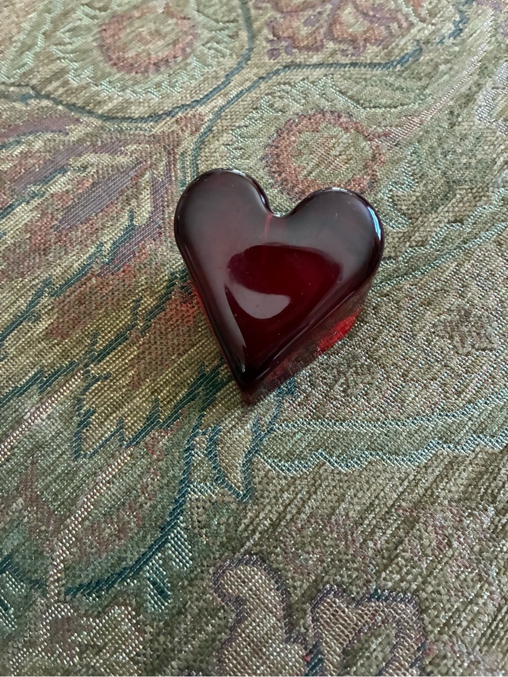 Fire and Light Red Heart (unsigned)